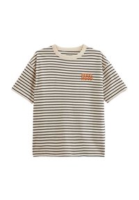 Monoprix MANCHES COURTES RAYÉ EN - T-shirt imprimé - avoine