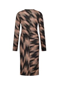 Taifun MIT WICKEL EFFEKT - Jerseykleid - wood gemustert