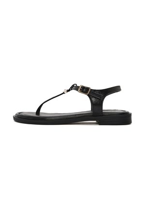 T-bar sandals - black