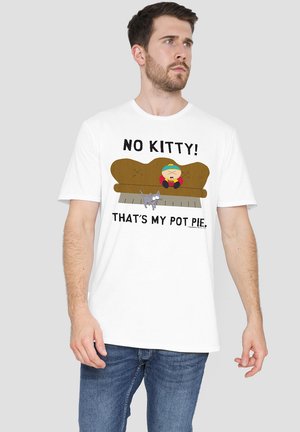 SOUTH PARK CARTMAN POT PIE - Print T-shirt - white