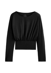 FITTED WAIST - Langarmshirt - black
