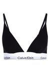 UNLINED TRIANGLE ICON COTTON MODAL - Triangel-bh - black