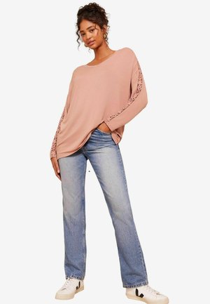 Friends Like These V NECK - Pikkade varrukatega topp - beige crochet