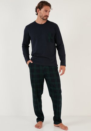 REGULAR FIT SET - Yöasusetti - dark blue