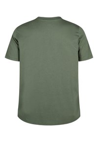 Zizzi MIT RUNDHALSAUSSCHNITT - T-shirt basic - thyme