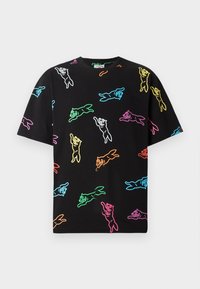 Icecream RUNNING DOG - Print T-shirt - black