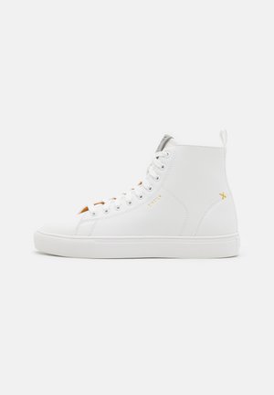 YORK - High-top trainers - white/gold