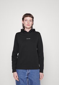 Calvin Klein MICRO LOGO ESS - Hoodie - black