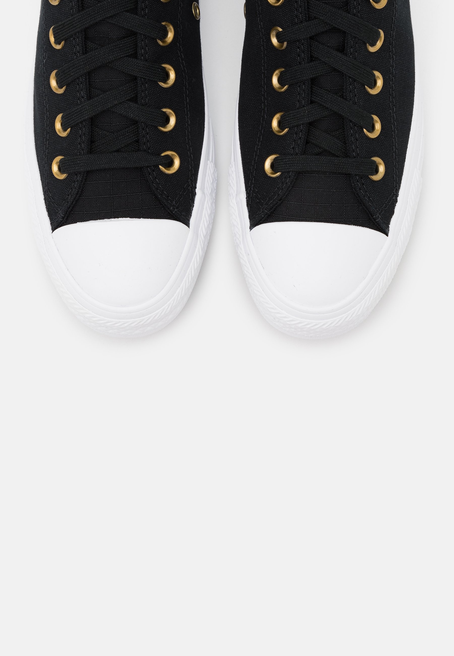 black frill converse