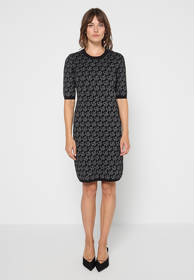 DKNY Gebreide jurk zwart