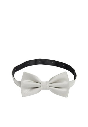 PRE-TIED SOLID - Fluga - silver