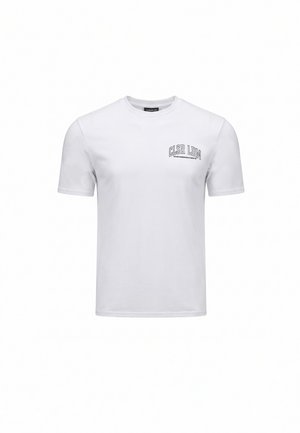 CLOSURE London, FLUFFY GRAFFITI TEE - Μπλουζάκι με στάμπα - white