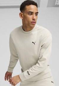 Puma CREWNECK - Felpa - desert dust