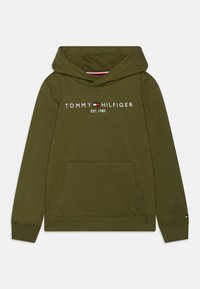 Tommy Hilfiger ESSENTIAL - Jersey con capucha - putting green