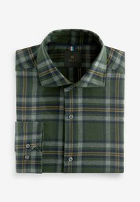 Next BRUSHED CHECKED  - REGULAR FIT - Skjorter - black watch tartan