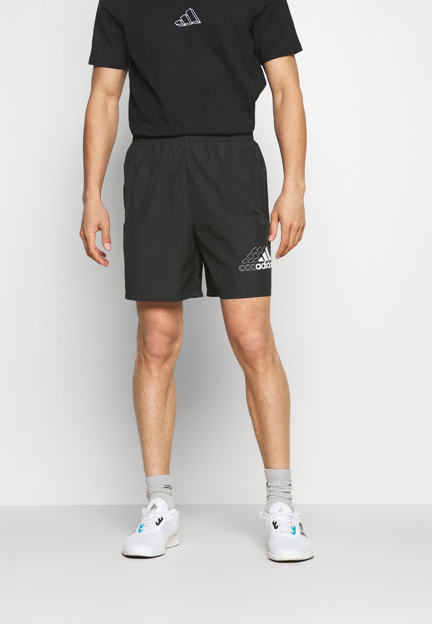 adidas Performance Korte broeken - black/Zwart - Zalando.nl
