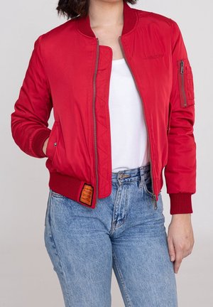 Giubbotto Bomber - red