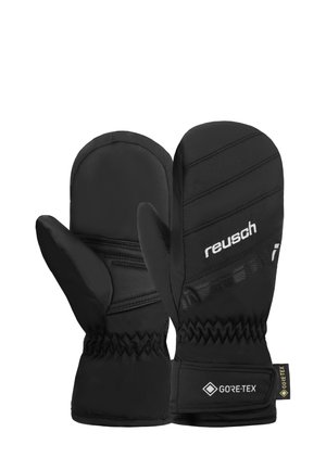 TOMMY GORE-TEX JUNIOR - Mittens - black white