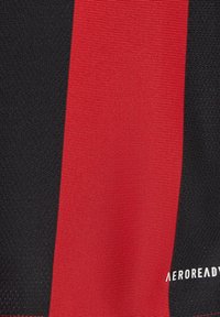 adidas Performance FUSSBALL STRIPED  - T-shirt con stampa - rotschwarz