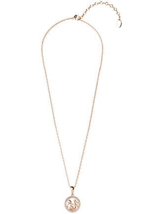 Zodiaque Verseau - Collier - couleur or rose / cristal