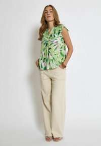 Desires MACIE  SLEEVE - Blouse - p sap green print