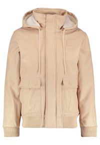 Urban Classics HEAVY HOODED JACKET - Chaqueta de entretiempo - beige