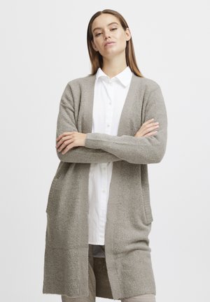 BYMIRELLE - Cardigan - mid grey melange