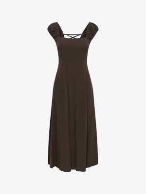 ONLY KLEID OINLMIRELDA LANGES KLEID - Maksikleit - coffee bean