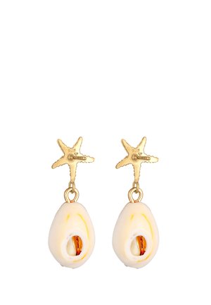 SHELL STAR FISH - Øreringe - gold-coloured