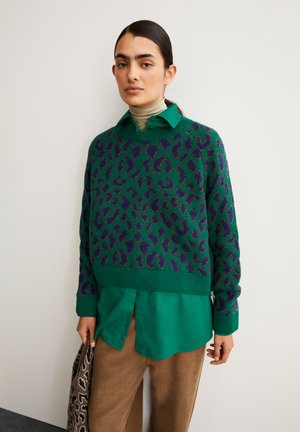 DILIRIAA LEOPAA - Jumper - emerald green