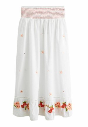 Laura Ashley, Maxi skirt - white pink