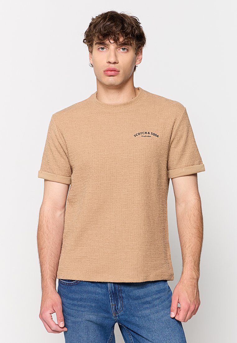 Scotch & Soda T-shirt basic beige