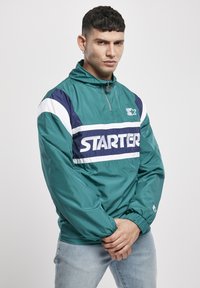 Starter RETRO - Vetrovka - retro green/blue night/white