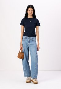 LOIS Jeans NEW EMMA CENTER - Pamata T-krekls - navy