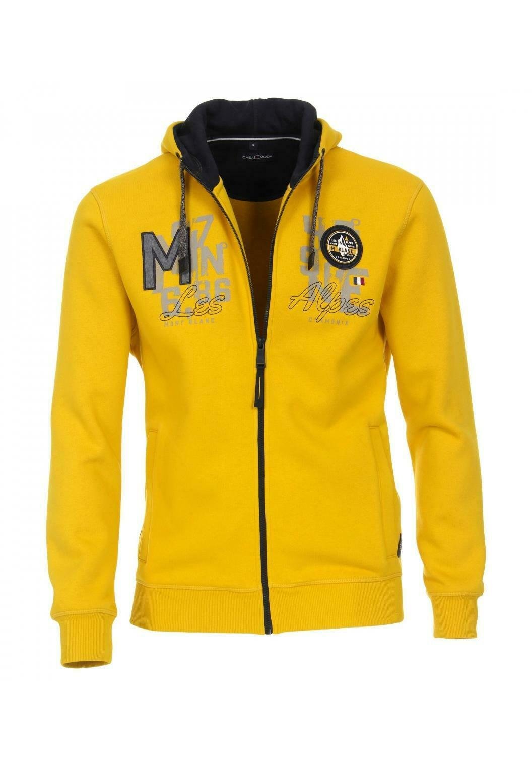 yellow zip up jacket