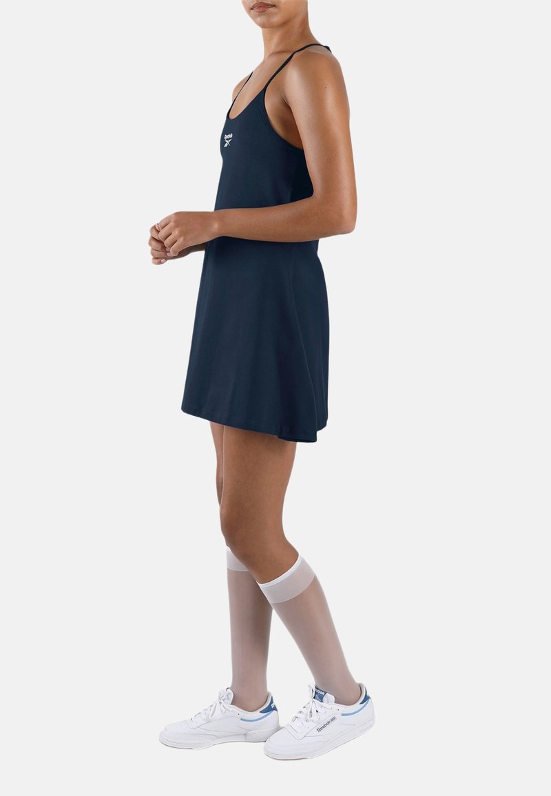 reebok jersey dress ID STRAPPY DRESS-BLUE. - - vector navy/blue path_clothing
