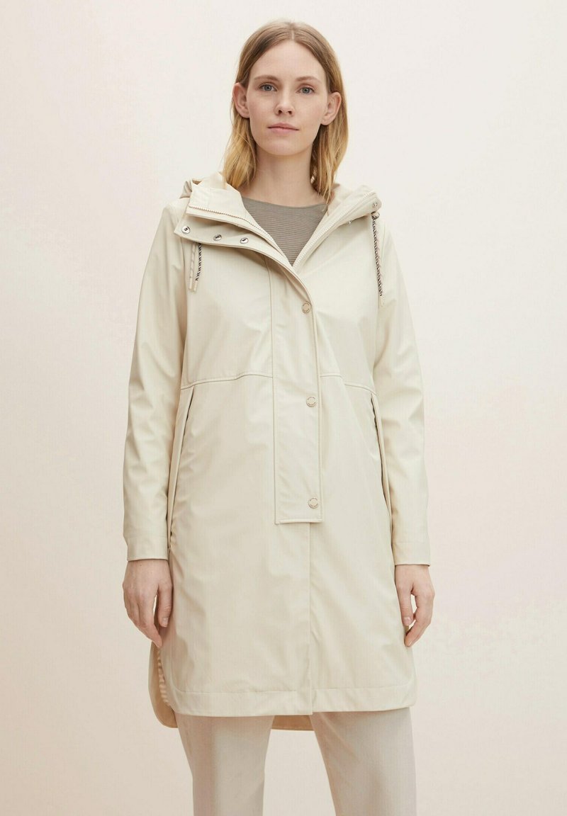 TOM TAILOR REGULAR FIT Parka light cashew beige/lichtbruin Zalando.nl