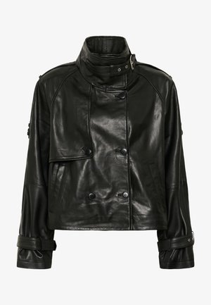 Gestuz, AVIC - Veste en cuir - black