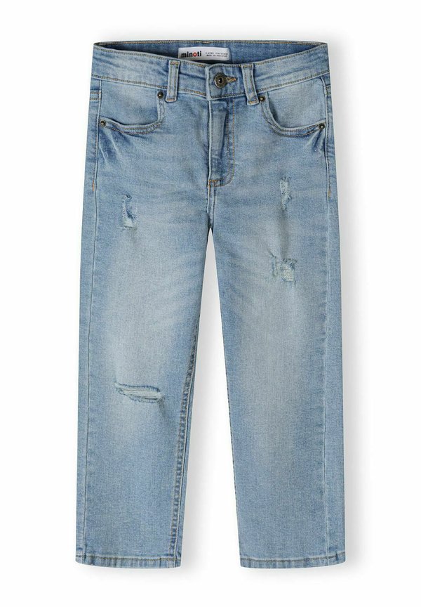 LONG LEG WITH RIPS - Jeans Straight Leg