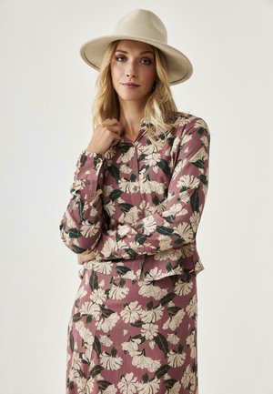 FLORES - Blusa - burdeos
