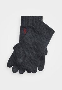 SIGNATURE PONY WOOL GLOVES - Rukavice - dark granite