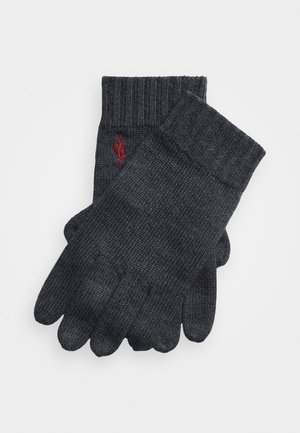 SIGNATURE PONY WOOL GLOVES - Gants - dark granite