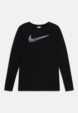 DF UNISEX - Long sleeved top - black/white