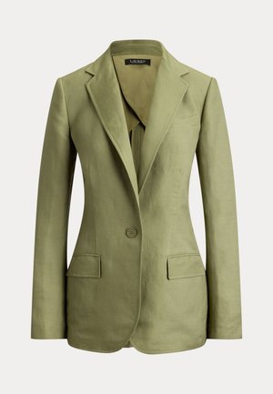 Lauren Ralph Lauren, LINEN BLEND TWILL BLAZER - Blézer - light agave