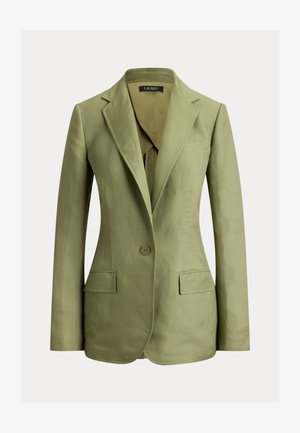 Lauren Ralph Lauren, LINEN BLEND TWILL BLAZER - Blézer - light agave