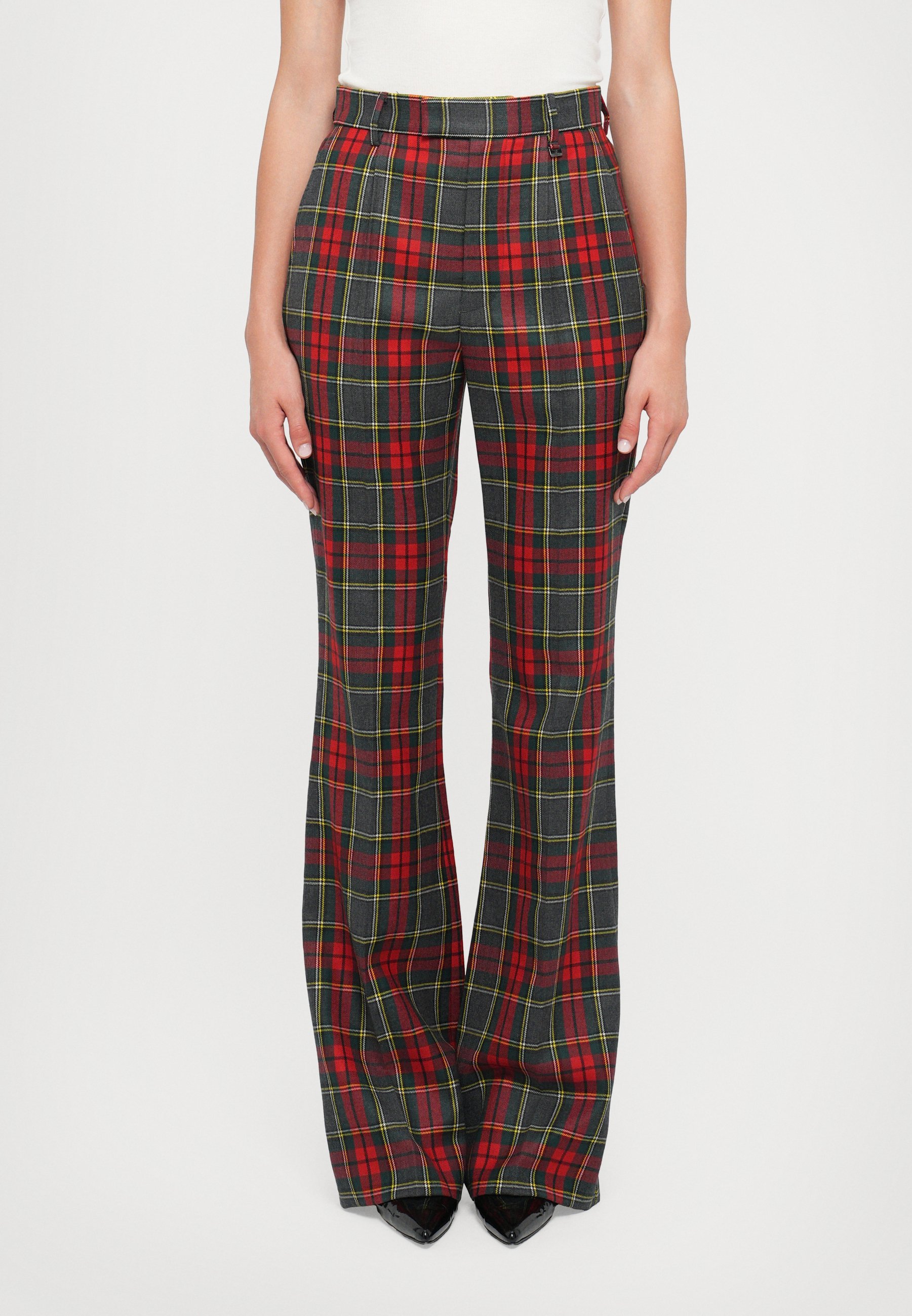 Vivienne Westwood RAY TROUSERS - Trousers - red/green/dark