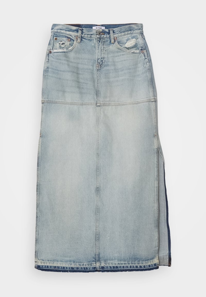 RE/DONE Maxirok blauw denim/bluedenim RE/DONE Maxirok blauw denim/bluedenim