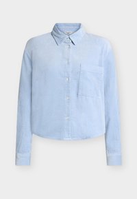 WOVEN BLOUSES, LSL - Gombos blúz - blue dusk
