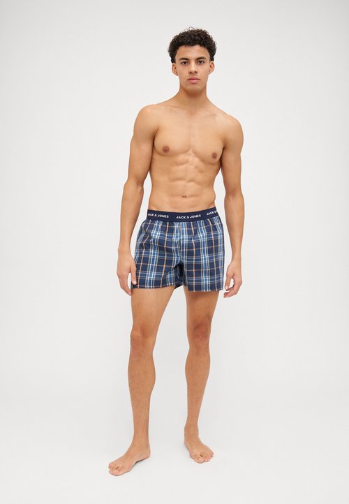 Pack De 5 Caleçons Boxer JACK&JONES JACHARVEY - Coton Confort - Multi Couleurs Taille M