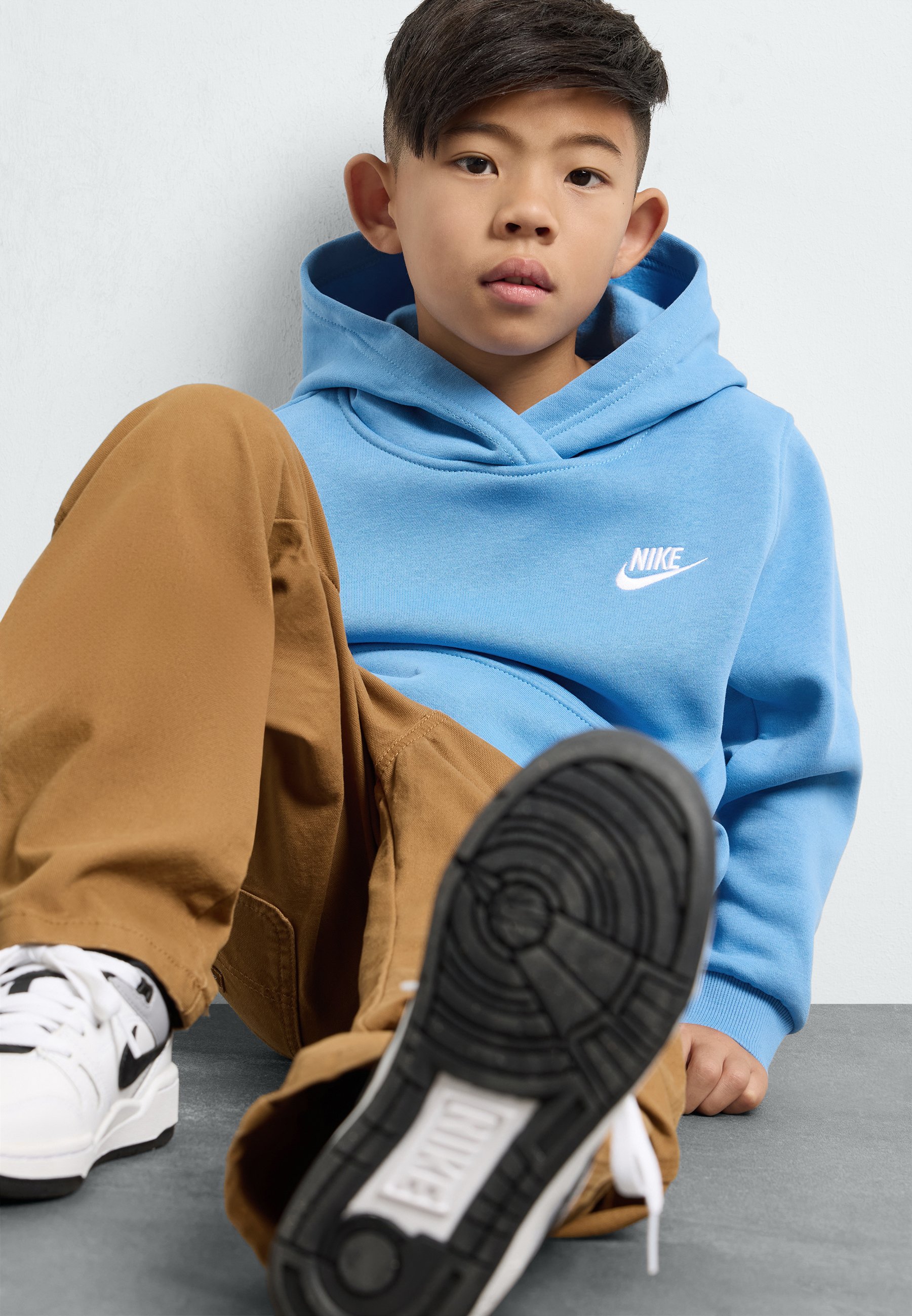 Bleu Ciel Sweat Ã Capuche Nike Homme Bleu Sweat Pull Bleu Pastel
